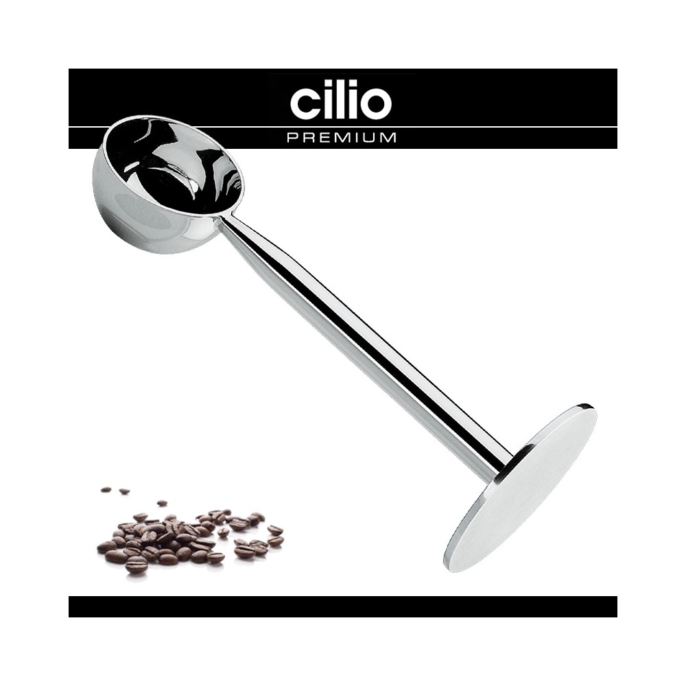Мерная ложка - темпер для кофе, 20 мл, D 5 см, нержавеющая сталь, Cilio