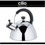 Наплитный чайник с мелодичным свистком, 2.5 л, индукционное дно, Cilio