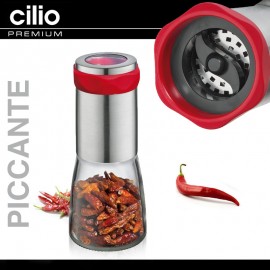 Мельница для перца чили, сталь, акрил пищевой, Cilio