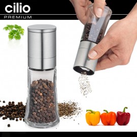 Мельница для ванили, перца, сталь, акрил пищевой, Cilio