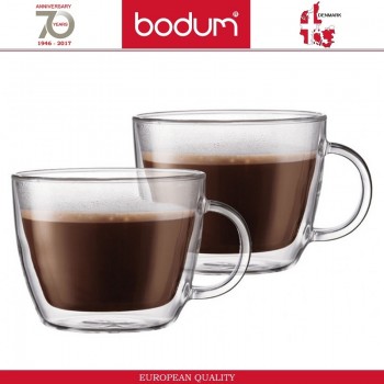 Набор термо-кружек BISTRO для капучино, латте, 2 шт по 450 мл, BODUM