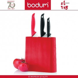 Подставка Bistro для ножей универсальная, красный, BODUM