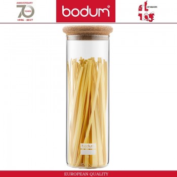 Банка Cork YOHKI, 1900 мл, стекло, пробка, BODUM