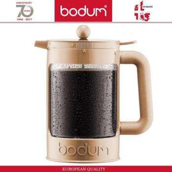 Френч-пресс ICE BEAN для холодного кофе, чая, 1500 мл, кремовый, BODUM