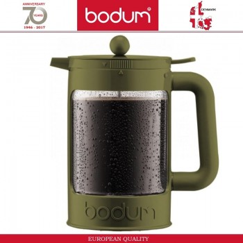 Френч-пресс ICE BEAN для холодного кофе, чая, 1500 мл, оливковый, BODUM