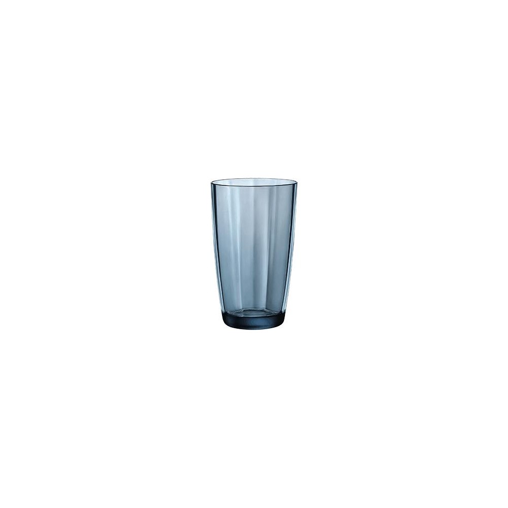 Высокий стакан, 465 мл, D 8,5 см, H 14,4 см, стекло, цвет синий, Pulsar, Bormioli Rocco