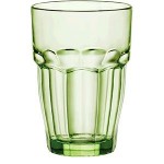 Высокий стакан, 370 мл, D 8,3 см, H 12 см, стекло, цвет салатовый, Rock Bar, Bormioli Rocco