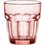 Стакан, 270 мл, D 8,4 см, H 9,3 см, стекло, цвет розовый, Rock Bar, Bormioli Rocco
