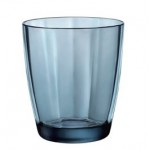 Низкий стакан, 305 мл, D 8,5 см, H 9 см, стекло, цвет синий, Pulsar, Bormioli Rocco