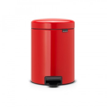 Бак мусорный с педалью, 5 л, H 29, цвет красный, серия New Icon, Brabantia