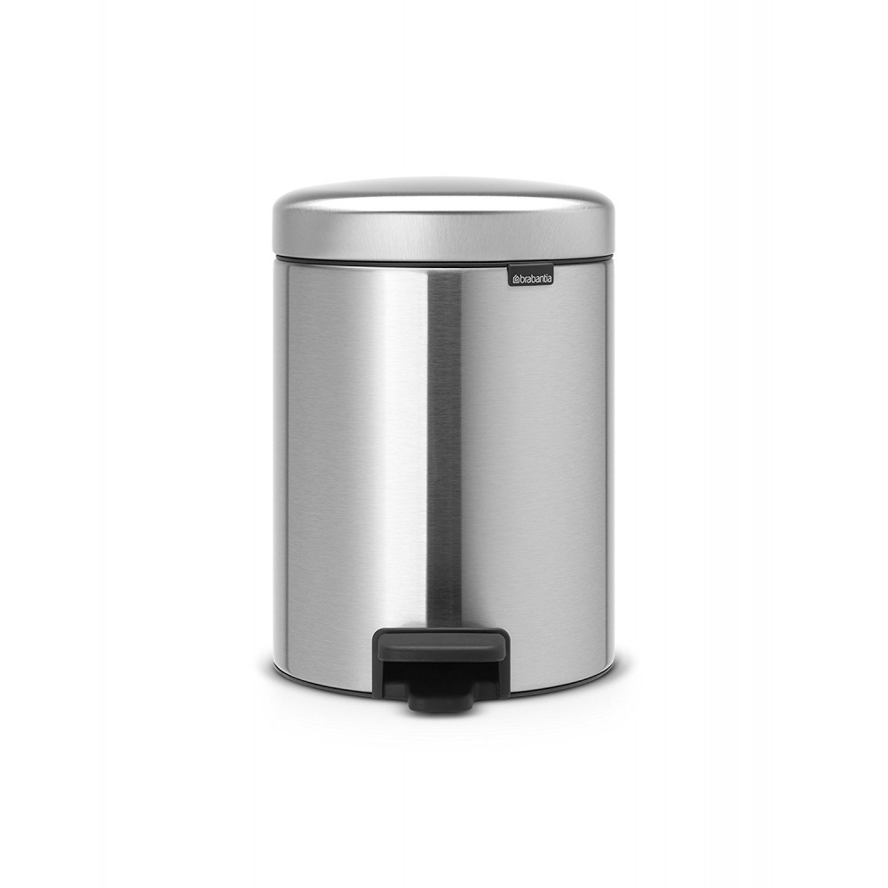 Бак мусорный с педалью, 5 л, H 29, цвет стальной матовый, серия New Icon, Brabantia