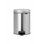 Бак мусорный с педалью, 5 л, H 29, цвет стальной матовый, серия New Icon, Brabantia