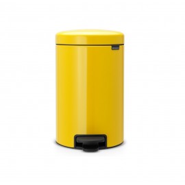 Бак мусорный с педалью, 12 л, H 40, цвет желтый, серия New Icon, Brabantia