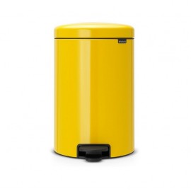 Бак мусорный с педалью, 20 л, H 46, цвет желтый, серия New Icon, Brabantia
