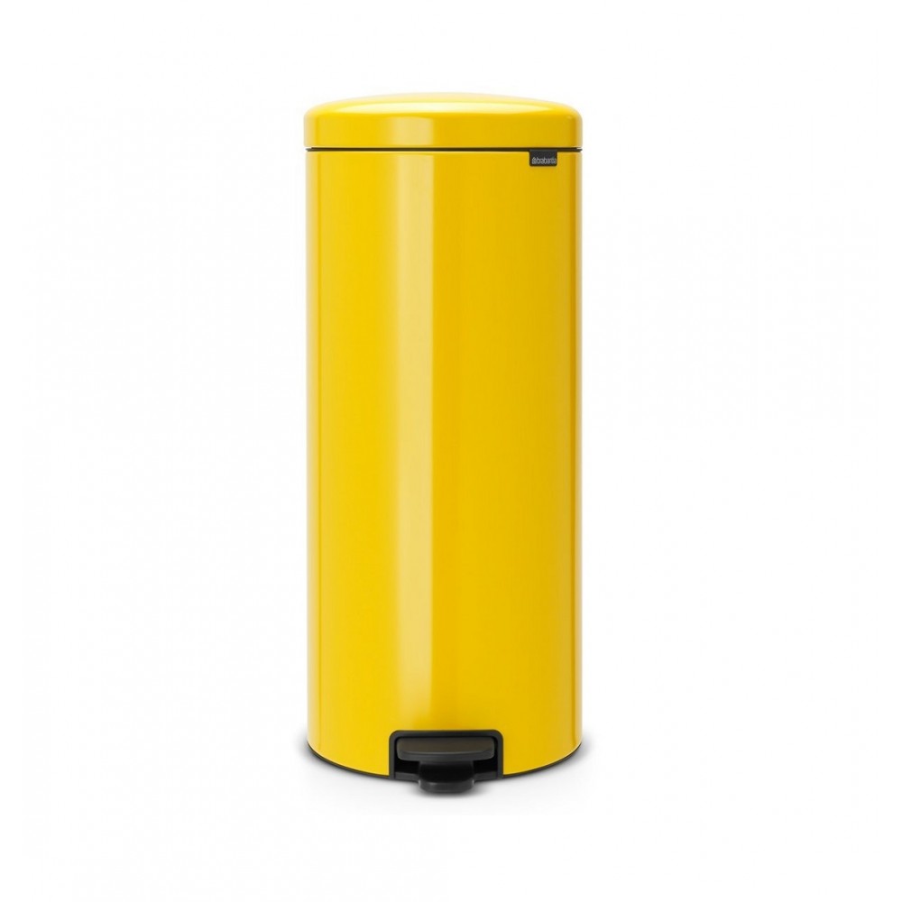 Бак мусорный с педалью, 30 л, H 67,5, цвет желтый, серия New Icon, Brabantia