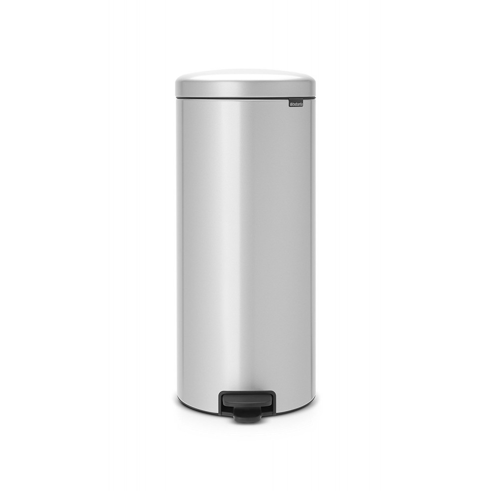 Бак мусорный с педалью, 30 л, H 67,5, цвет серый металлик, серия New Icon, Brabantia