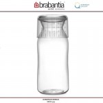 Банка STORAGE с мерным стаканом, 1300 мл, стекло, прозрачно-серый, Brabantia