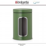 Контейнер CANISTER с окном, 1.4 л, зеленый, Brabantia