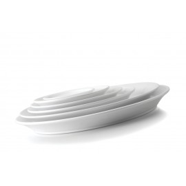 Тарелка обеденная, D 28 см, фарфор белый, серия Concavo, BergHOFF