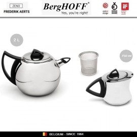 Комплект ZENO: чайник наплитный с заварником, 2 л, индукционное дно, BergHOFF