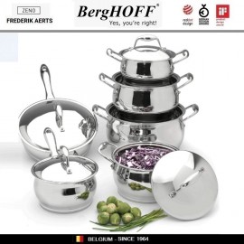 Набор кухонной посуды ZENO, 12 предметов, индукционное дно, BergHOFF