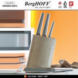 Набор кухонных ножей Eclipse, 6 предметов на подставке, BergHOFF
