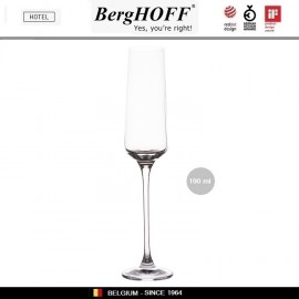 Набор бокалов Chateau Hotel для игристых вин, шампанского, 6 шт по 190 мл, H 26 см, BergHOFF