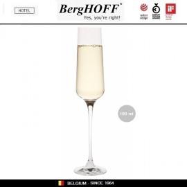 Набор бокалов Chateau Hotel для игристых вин, шампанского, 6 шт по 190 мл, H 26 см, BergHOFF