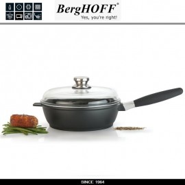 Антипригарная сковорода-сотейник SCALA для плиты и духовки со съемной ручкой, D 26 см, 3.2 л, индукционное дно, BergHOFF