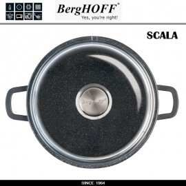 Антипригарная кастрюля SCALA, 4.8 л, D 24 см, индукционное дно, BergHOFF