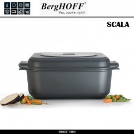 Антипригарная жаровня SCALA 2 в 1, 42 х 42 см, индукционное дно, BergHOFF