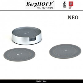 Набор силиконовых плэйсматов NEO под горячее, 6 шт, D 12.5 см, BergHOFF