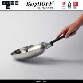 Сковорода RON стальная без покрытия, D 24 см, H 4.5 см, BergHOFF