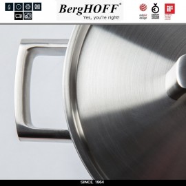 Кастрюля RON (5-ит слойная сталь), 6.1 л, D 24 см, индукционное дно, BergHOFF