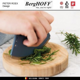 LEO Набор: мезалуна (нож для зелени) с доской, BergHOFF