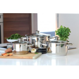 Набор кухонной посуды, 6 предметов, индукционное дно, серия Vision Premium, BergHOFF