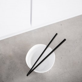 Набор мисочек для восточной кухни, с палочками, 2 шт, 300 мл, серия Eclipse White, BergHOFF