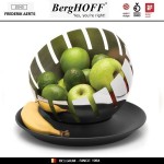 Ваза ZENO для фруктов с блюдом для закусок, 2 предмета, BergHOFF