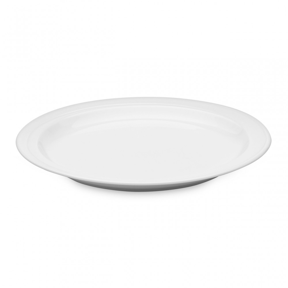 Тарелка обеденная, D 26 см, фарфор белый, серия Concavo, BergHOFF