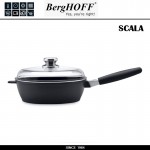 Антипригарная сковорода-сотейник SCALA для плиты и духовки со съемной ручкой, D 24 см, 3 л, индукционное дно, BergHOFF