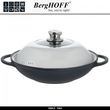 Антипригарный казан-вок SCALA, D 32 см, индукционное дно, BergHOFF