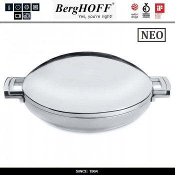 Вок (катаплана) NEO, D 36 см, 6.8 л, индукционное дно, BergHOFF