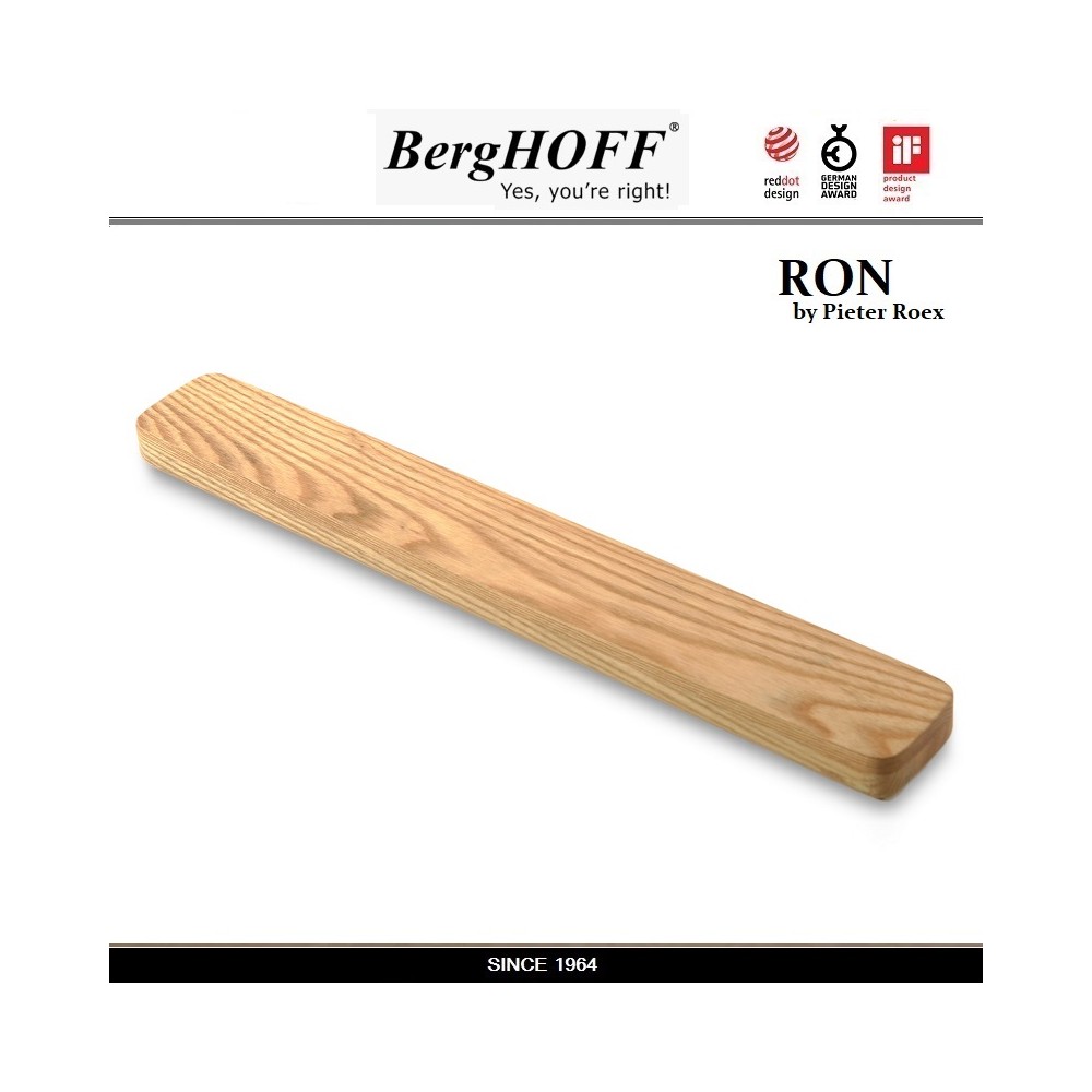 Магнитный держатель RON для ножей, L 40 см, дерево, сталь, BergHOFF