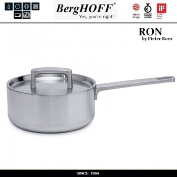 Ковш RON (5-ти слойная сталь), 2 л, D 18 см, индукционное дно, BergHOFF