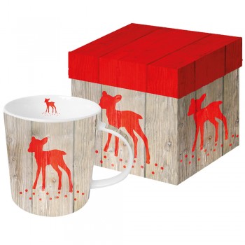 Кружка в подарочной коробке winter fawn, Paperproducts Design