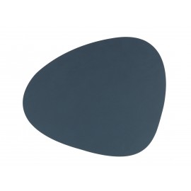 982474 NUPO dark blue подстановочная салфетка фигурная, кожа, L 44 см, W 37 см, серия NUPO, LIND DNA