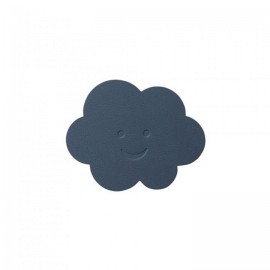 983366 NUPO dark blue подстаканник облако, кожа, D 12 см, серия NUPO, LIND DNA