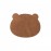 983375 NUPO nature подстаканник медвежонок, кожа, D 12 см, серия NUPO, LIND DNA