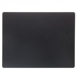 98402 BULL black подстановочная салфетка прямоугольная, кожа, L 45 см, W 35 см, серия BULL, LIND DNA