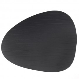 98890 BUFFALO black подстановочная салфетка фигурная, кожа, L 44 см, W 37 см, серия BUFFALO, LIND DNA